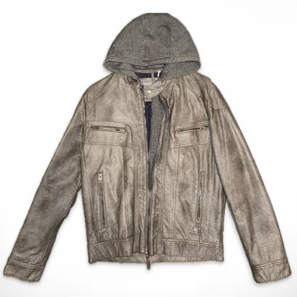 Calvin Klein Men’s Grey Hooded Jacket size Medium | M